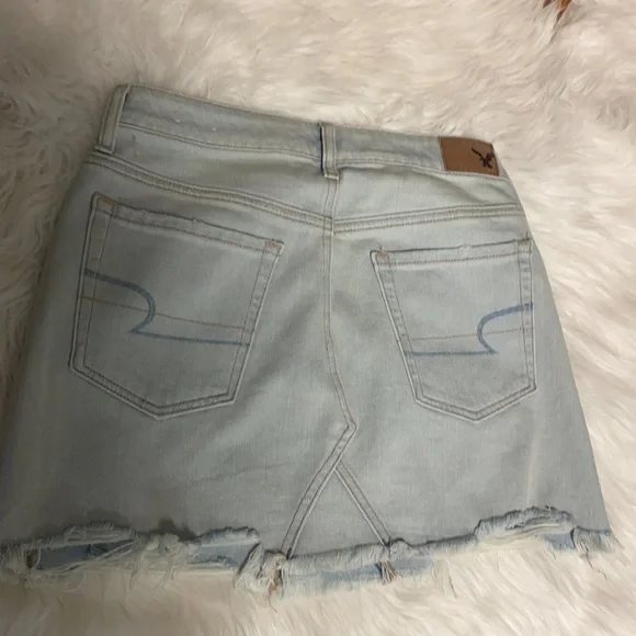 AE, NWOT HEMP DENIM MINI SKIRT, NWOT - Picture 3 of 6